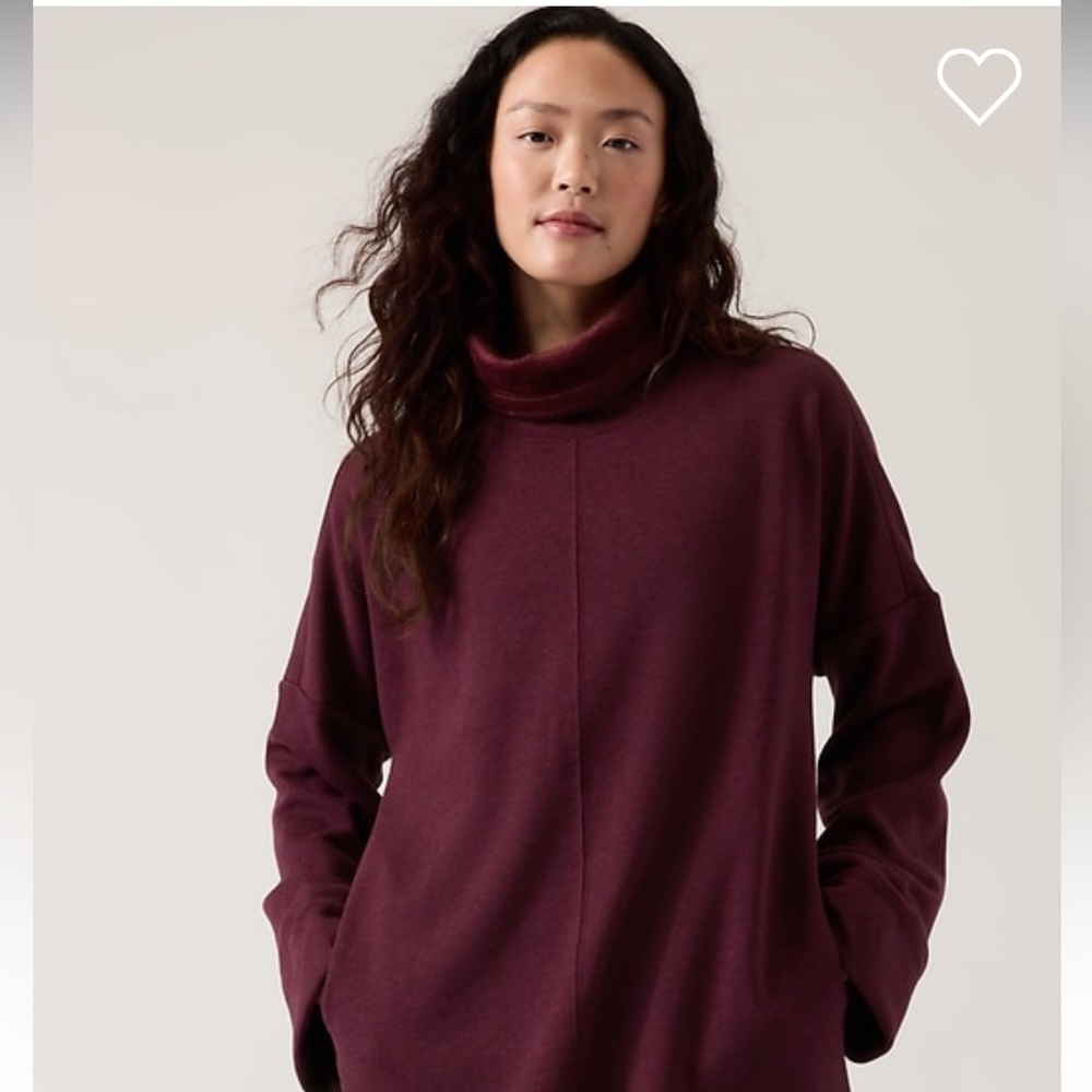 Athleta Cozy Karma Funnel Neck Sweatshirt